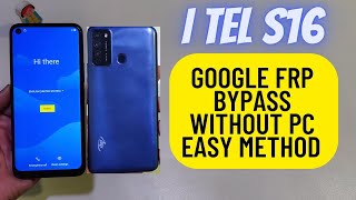 iTel S16 Pro Frp Unlock Without Pc Just 2 Minutes Some Steps To Unlock Google Bypass [upl. by Rehpotsirahc458]