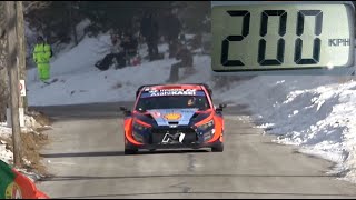 Rallye Monte Carlo 2023 flat out at 200 kmh [upl. by Elodea]