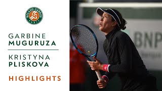 Garbine Muguruza vs Kristyna Pliskova  Round 2 Highlights I RolandGarros 2020 [upl. by Sherman455]