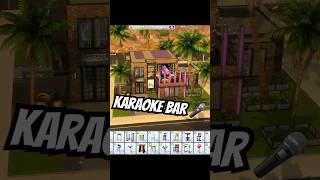 Karaoke Arcade Tour  Speed Build is up now thesims4 shorts [upl. by Cyprus]