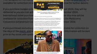 How it feels to buy your badge to PAX Aus 2024 paxaus PAX snoopdogg [upl. by Roybn]