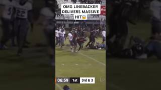 Linebacker Unleashes Epic BoneShattering Hit [upl. by Britni]