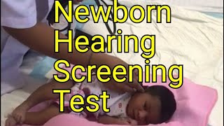 Newborn Hearing Screening Test  Ninewells Hospital  Sri Lanka [upl. by Candless]