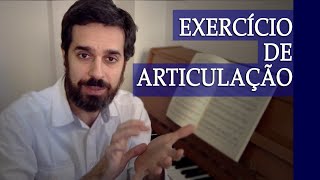 Exercício de articulação e transferência de peso no piano  Piano intermediário e avançado [upl. by Yziar853]