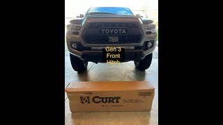 Tacoma Gen 3 Front Curt Hitch Install [upl. by Azaria]