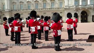 Relève de la garde Buckingham Palace 2019 [upl. by Kciredohr383]