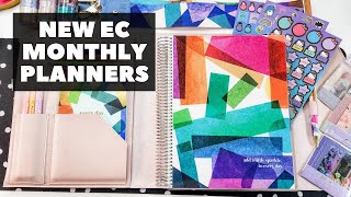 NEW Erin Condren Monthly Planners and my launch haul [upl. by Droc461]