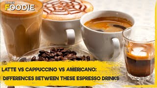 DIFFERENCE between Latte Cappuccino amp Americano [upl. by Schaffer]