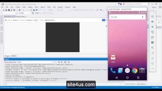 Xamarin android tutorial 1 using VS 2015 [upl. by Akerehs]