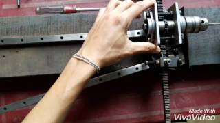 Rifling machine homemade2 [upl. by Sukram]