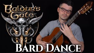 Bard Dance Baldurs Gate 3  Classical Guitar Cover [upl. by Eatnwahs]