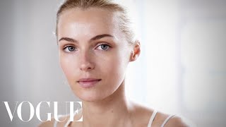 How to Get Sunkissed Skin Makeup Tutorial with Wendy Rowe  The Monday Makeover  Vogue [upl. by Frasier]