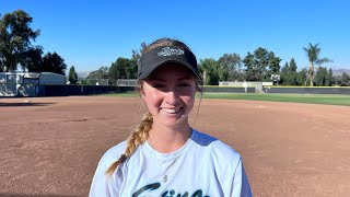 2026 Carson Cruz LHPOutfieldSlapper Softball Recruiting Video [upl. by Aissyla]