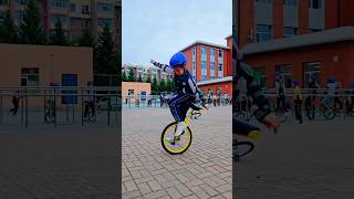 Unicycle kicks on the car for beginners [upl. by Hartzke]