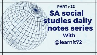 learnit72 SA social studies daily notes series part 22 [upl. by Beaulieu510]