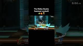 The Ridley double footstool combo smashclips gaming ssbu smashultimate ridley smashbros [upl. by Sonafets]