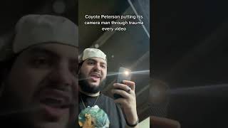 Coyote Peterson putting this his camera man through trauma every video [upl. by Scevo]