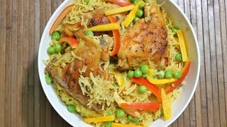 Arroz Con Pollo  The Best Arroz Con Pollo Rice with chicken [upl. by Akinaj]