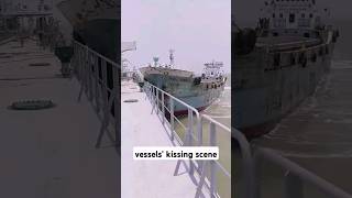 Cargo vessel kissing the other ship sea safety [upl. by Ira]