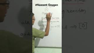 Nascent Oxygen chemistry ncert oxidizing agent pankajkapoor kmno4 k2cr2o7 active Oxygen [upl. by Aihtekal]