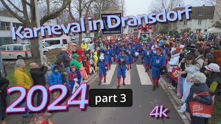 Karneval in Dransdorf 2024 part 13 4k [upl. by Lunnete]