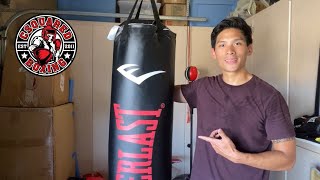 Everlast Nevatear 100 LB Heavy Bag REVIEW CHEAP BAG THAT I WOULDNT RECOMMEND [upl. by Lewert466]