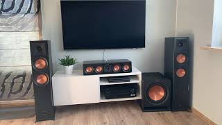 Denon X 3700H amp Klipsch RP 6000F [upl. by Nibor]