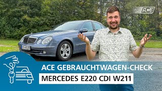 Mercedes E220 CDI W211 im ACE GebrauchtwagenCheck [upl. by Ogg178]