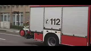 DLKELWHLFTLF der Feuerwehr Burscheid auf Einsatzfahrt 24102024 [upl. by Namar210]