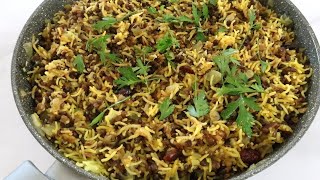 Mujadara recipe   rice and lentils [upl. by Samaj]