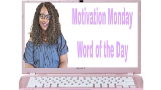 Ga girl Everywoman Wellness is live 10 Motivation Monday Word of Day is quotCommunication quot 🖥 [upl. by Innig]