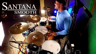 Santana  Smooth Drum Cover 🎧High Quality Audio [upl. by Ecinnaj]