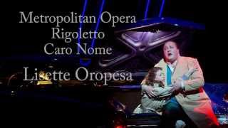 Caro Nome Rigoletto Metropolitan Opera Lisette Oropesa [upl. by Ennayt205]