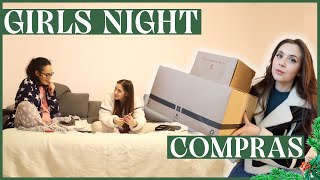 GIRLS NIGHT em casa da TÂNIA UNHAS NOVAS e COMPRAS DE NATAL  Joana Gentil [upl. by Nasaj]