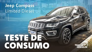 Consumo Real do Jeep Compass Limited Diesel  Vale a pena [upl. by Marita]