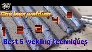 Flux core welding The Basics you need to know welding fluxcore with No gas Best welding technique [upl. by Solita]