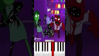 INSIDE OUT 2 GET ABSTRACTED Pibby’s Masterpiece Battle badmryogurt  Octave Piano Tutorial [upl. by Inverson]