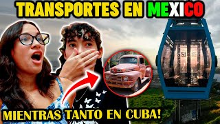 🇨🇺CUBANAS REACCIONAN AL CABLEBUS EL NUEVO TRANSPORTE DE 🇲🇽MEXICO QUEDAMOS IMPACTADAS [upl. by Larochelle]