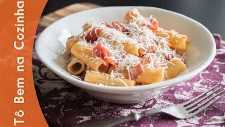 RIGATONI allAMATRICIANA  Receita de macarrão a amatriciana Episódio 150 [upl. by Bergwall]