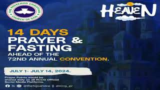 14 Day Prayer And Fasting  Convention  Day 1 01072024 [upl. by Diego]