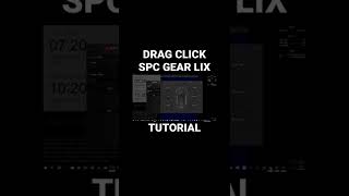 SPC GEAR LIX drag click tutorial [upl. by Jonette]