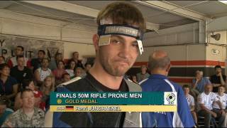 Finals 50m Rifle Prone Men  ISSF WC 2011 Rifle amp Pistol Stage 5 Fort Benning USA [upl. by Lledualc]