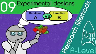 Experimental Design  Research Methods ALevel Psychology [upl. by Arraeit468]