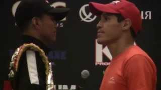 Roman Gonzalez vs Edgar Sosa FACE OFF [upl. by Asilrahc]