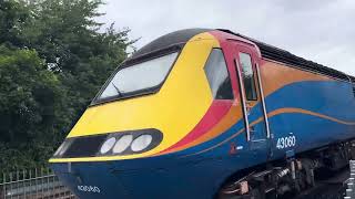 Nene Valley Railway HST Leaving fletton branch [upl. by Ahsienahs]