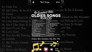 OLDIES BUT GOODIES 50S 60S 70S 80S GREATEST HITS SONGS OF ALL TIME [upl. by Beckie239]