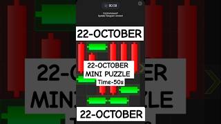 22OCTOBER MINI HAMSTER PUZZLE SOLVE hamsterkombat hamsterairdrop puzzlegame today trending [upl. by Gothar491]