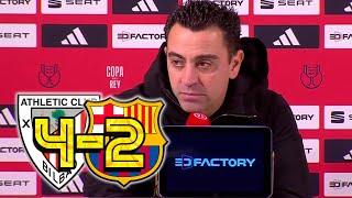 RUEDA PRENSA XAVI ATHLETIC CLUB 42 FC BARCELONA [upl. by Honebein]