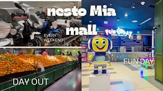 Nesto Mia mall grocery shopping and fun today [upl. by Abisia]