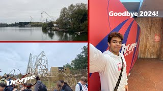 Thorpe Park  2024 Final Day [upl. by Ahsemat]